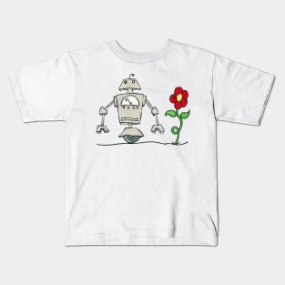 Flower Bot Kids T-Shirt